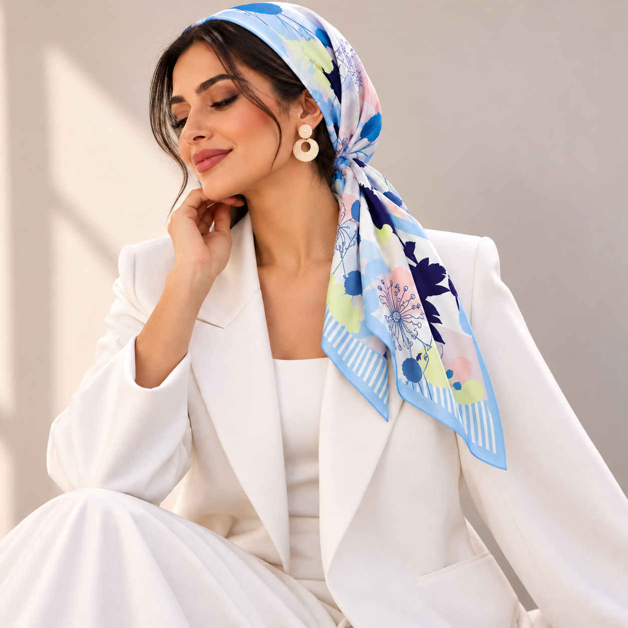 scarfelle milano fiorenza – foulard en soie a scarfelle milano fiorenza – foulard en soie a