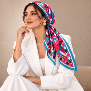 scarfelle milano mosaica – foulard en soie a