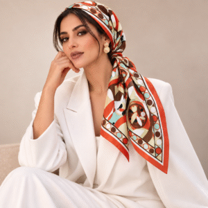 scarfelle milano siena – foulard en soie a